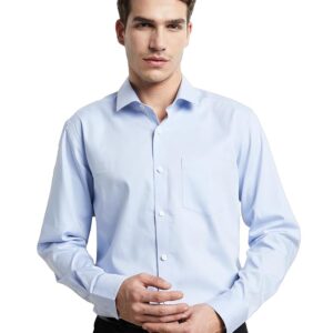 Symbol Premium Men's Wrinkle-Resistant Regular Fit Cotton Formal Shirt